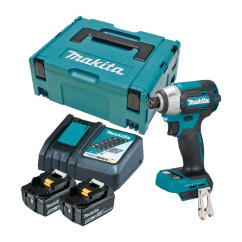 Makita DTD201RTJ - 18V 5.0Ah LXT Li-ion Cordless Brushless 4-Stage Impact Driver Combo Kit